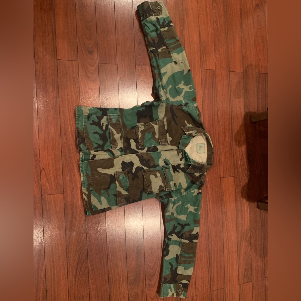 1993 USGI BDU shirt M81 Woodland Top Medium Short